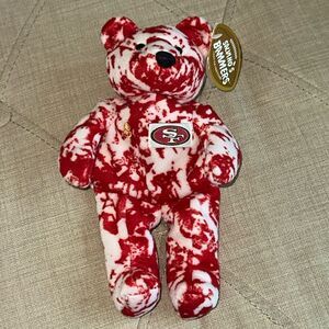 San Francisco 49 ers Plush QB 8 Young 9.5 Inches Football Bear Vintage